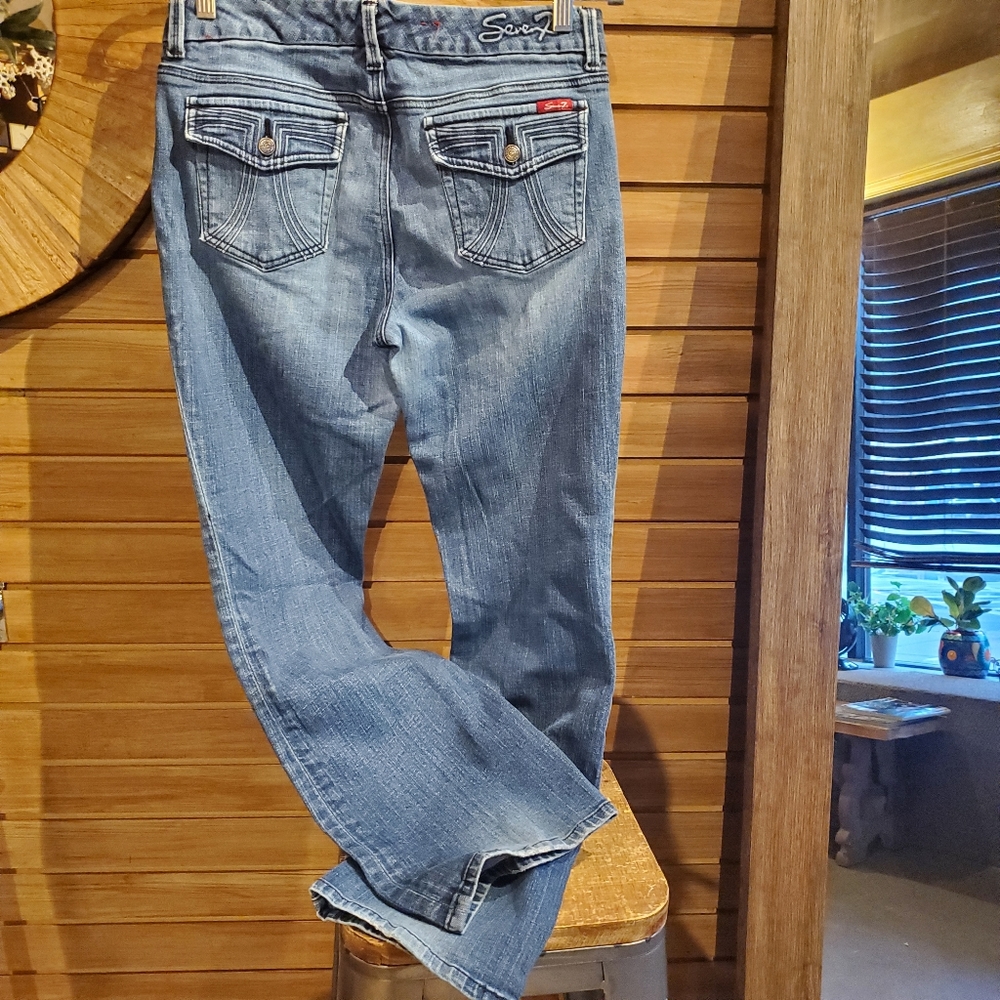 Rare Seven embossed pocket sz 10